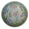 4 assiettes plates vent de fleurs lunéville