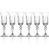 6 flûtes champagne cristal clair Royal