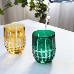 2 gobelets à Whisky hollywood vert