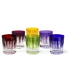 6 gobelets cristal couleur timeless