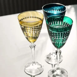 6 verres à vin couleur Belair
