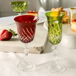 6 verres à vin couleur color of joy