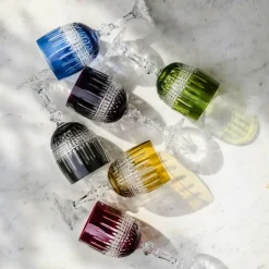 6 verres à vin couleur tradition
