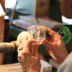 6 verres alsace taillés cigogne