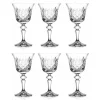 6 verres cristal clair Royal