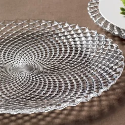 Assiette cristal rumba