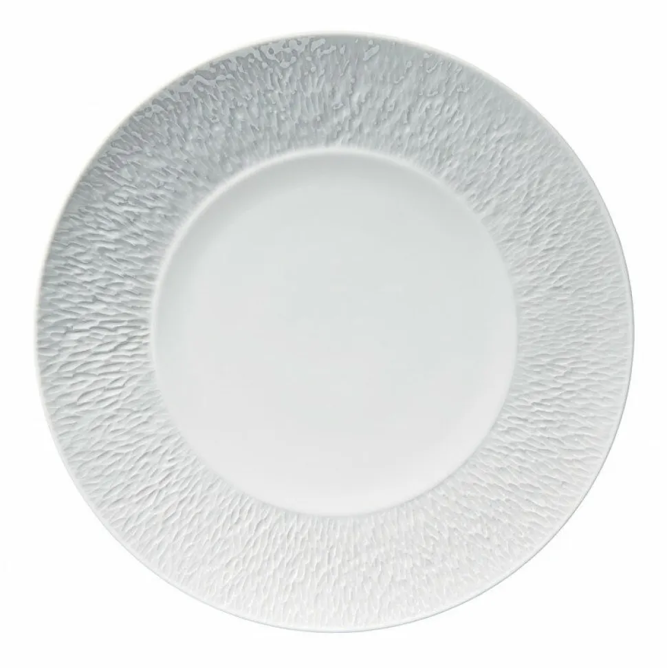 Assiette plate à aile gravée 29 cm Minéral Raynaud