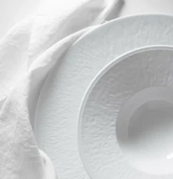 Assiette plate à aile gravée 29 cm Minéral Raynaud