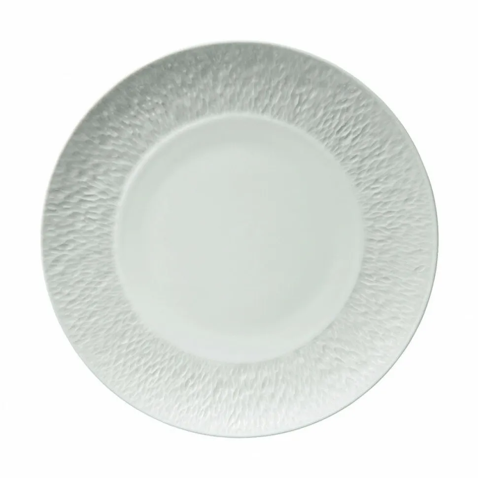Assiette plate à aile gravée 27 cm Minéral Raynaud