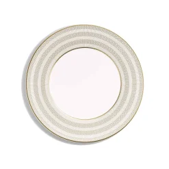 Assiettes à dîner Arcadia or & platine Baccarat x2