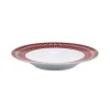 Assiettes creuses Arcadia Rouge Baccarat x2
