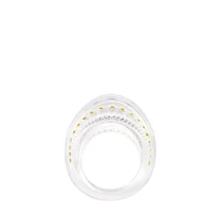 Bague icône blanche lalique