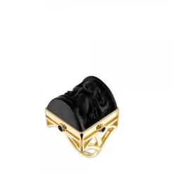 Bague nysa noir lalique
