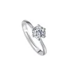 Bague solitaire cristal