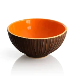 Bol coco Mandarine Faïence de Lunéville