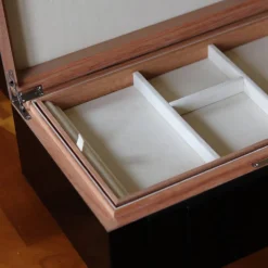 Boîte bijoux dragon laqué noir Lalique 88 EX