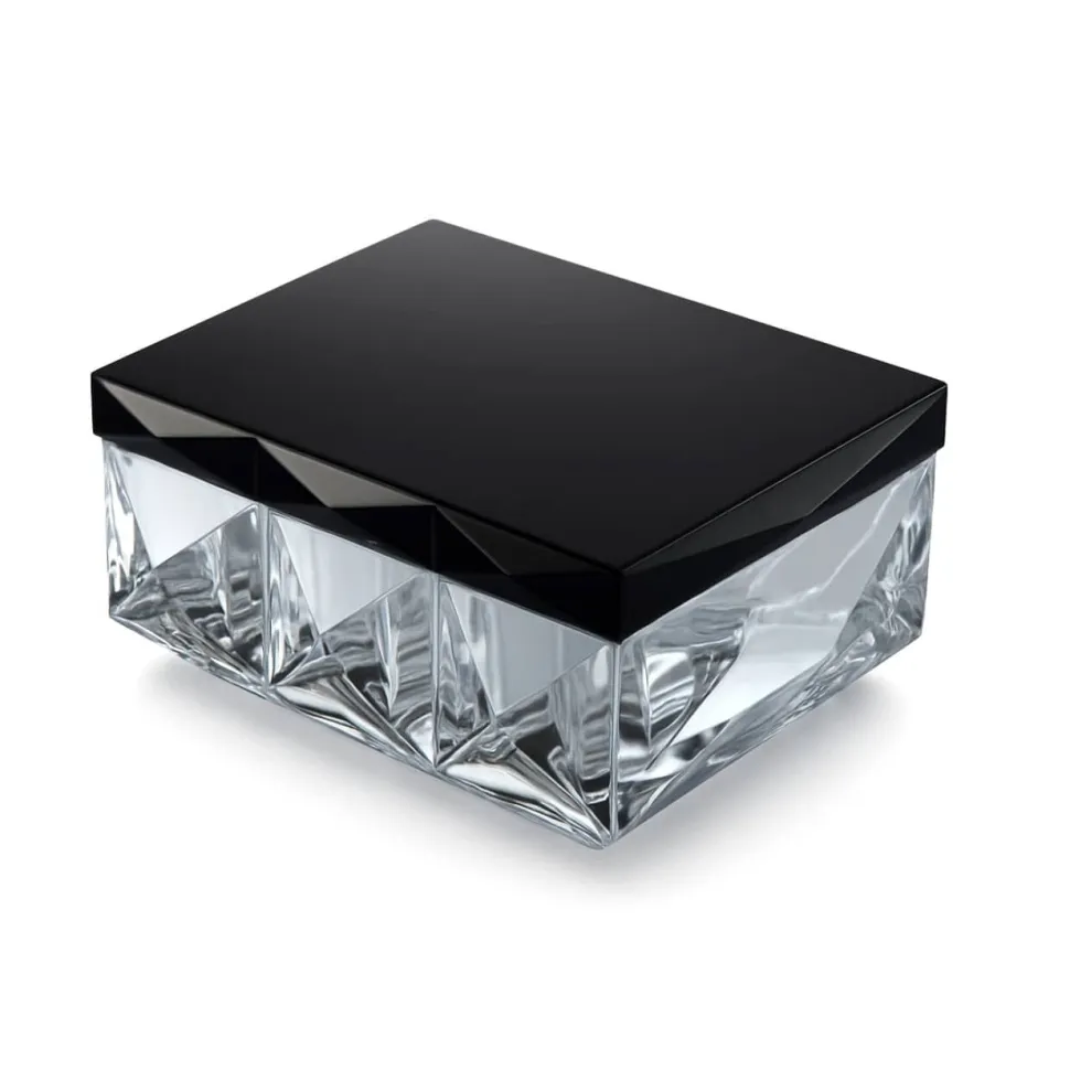 Boîte louxor noir & ivoire Baccarat