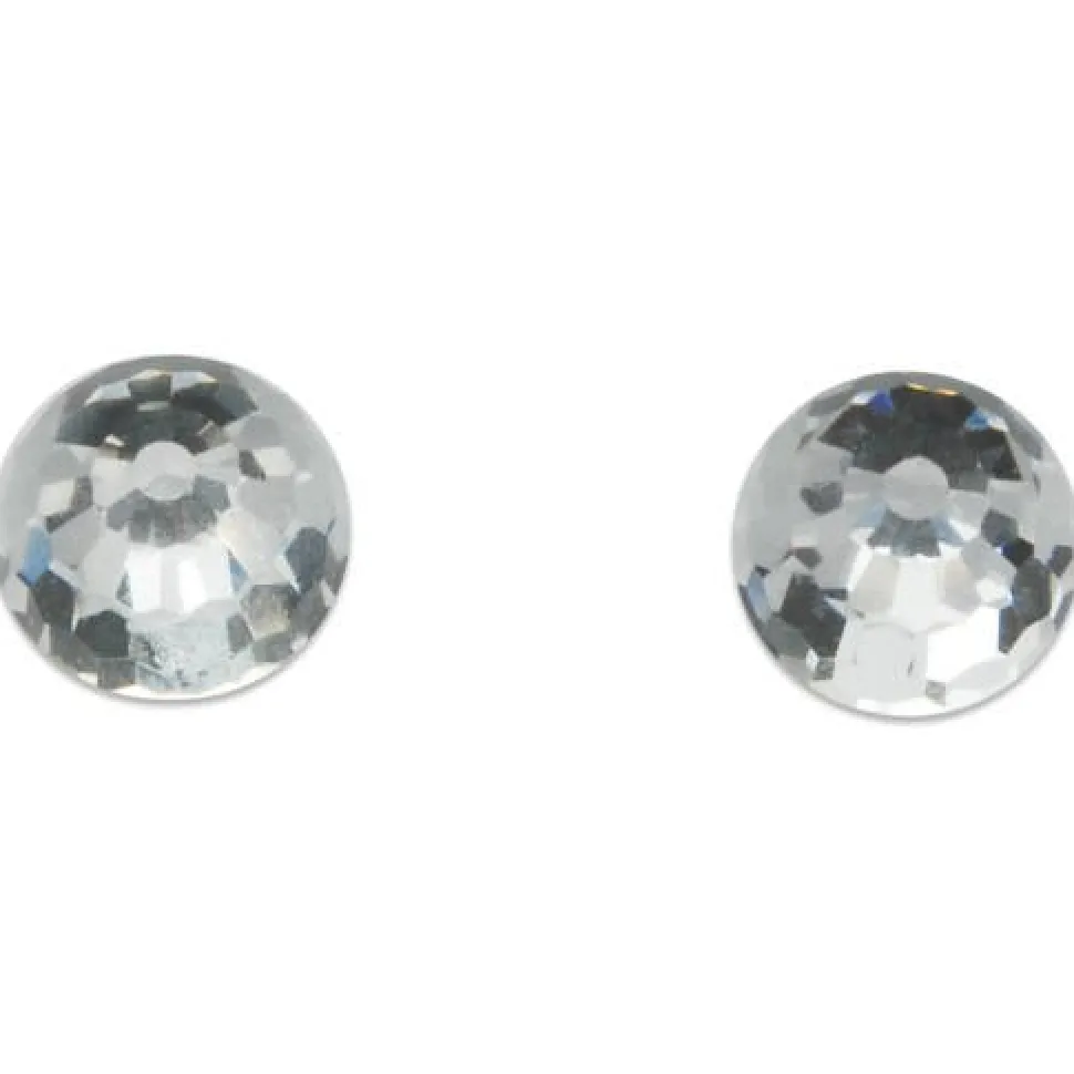 Boucles d’oreilles boule cristal