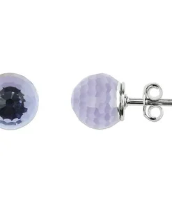 Boucles d’oreilles boule cristal