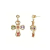 Boucles d’oreilles croix antique