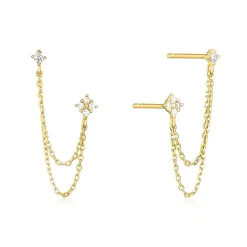 Boucles d’oreilles duo d’amoureux