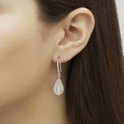 Boucles d’oreilles flora bella lalique