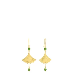 Boucles d’oreilles ginkgo lalique