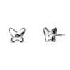 Boucles d’oreilles papillon blanc cristaux swarovski®