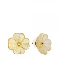 Boucles d’oreilles pensée lalique