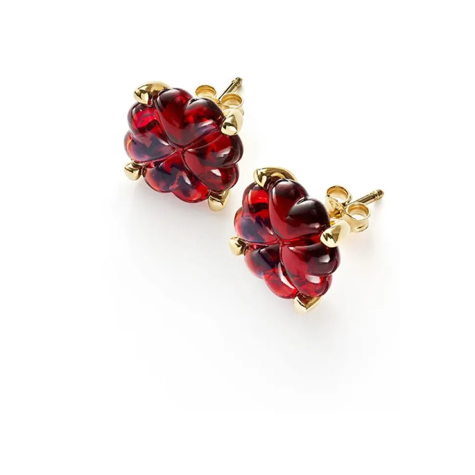 Boucles d’oreilles trèfle baccarat