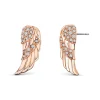 Boucles oreilles ailes cristaux swarovski®