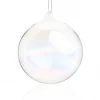 Boule de noël verre irisée n°14