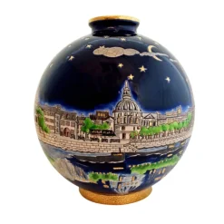 Boule Paris Ville Lumière JO 2024 Émaux de Longwy