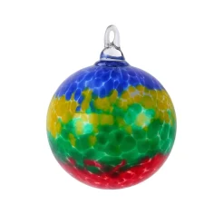 Boules de Noël merveille bleu vert rouge