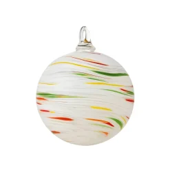 Boules de Noël merveille vert blanc rouge