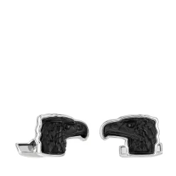 Boutons manchettes aigle lalique