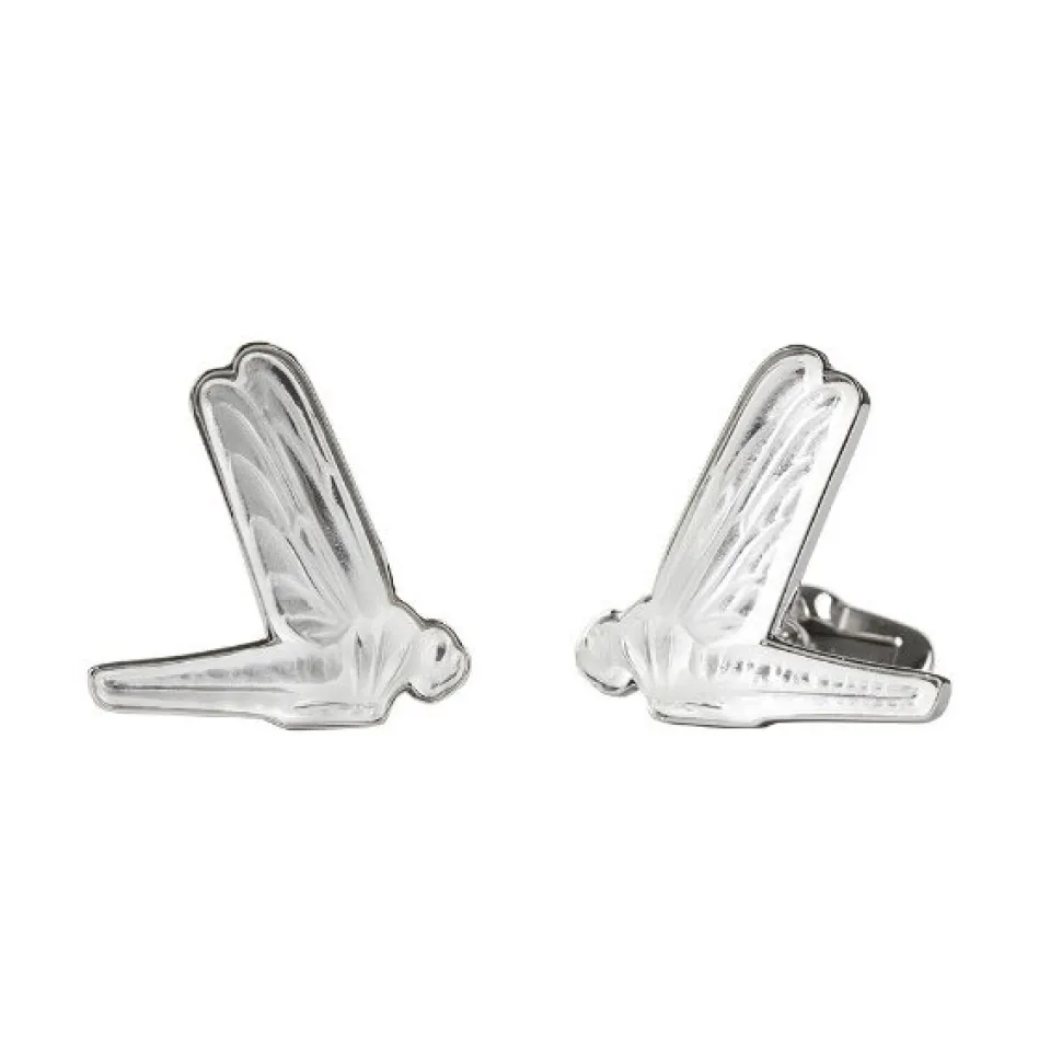 Boutons manchettes libellule lalique