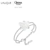 Bracelet fleur de neige lalique