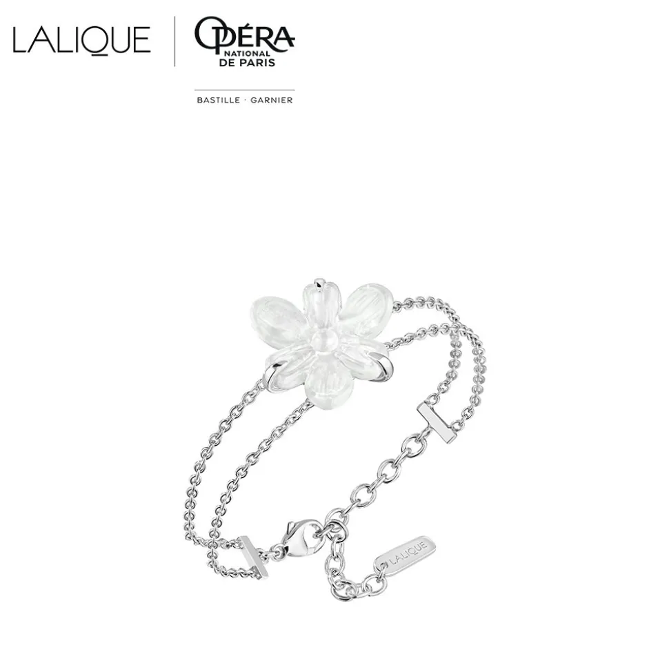 Bracelet fleur de neige lalique