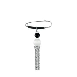 Broche vibrante pompon lalique