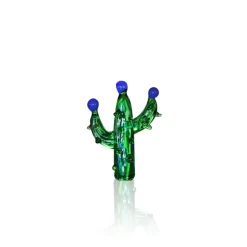 Cactus miniature verre à la flamme