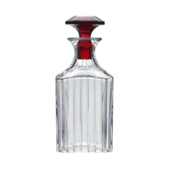 Carafe Harmonie bouchon rouge Baccarat