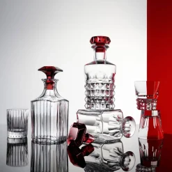 Carafe Harmonie bouchon rouge Baccarat