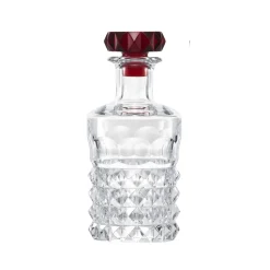 Carafe Louxor bouchon rouge Baccarat