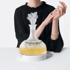 Carafe versailles lalique + Piédestal Rafraîchisseur