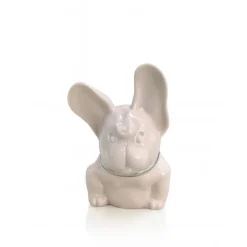 Chien bouledogue taupe Faïence de Lunéville