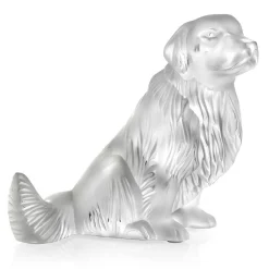 Chien golden retriever Lalique