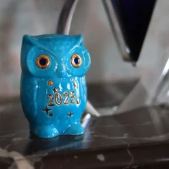 Chouette bleu 2025 Émaux de Longwy 500 ex