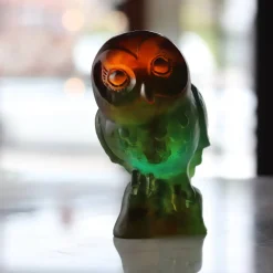 Chouette edwige ambre verte daum