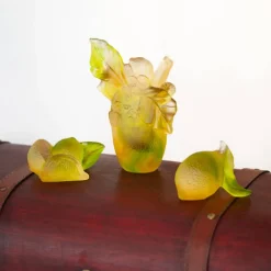 Composition décorative citron Daum